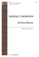 The Best of Rooms SATB choral sheet music cover
